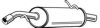PEUGE 1609222080 End Silencer